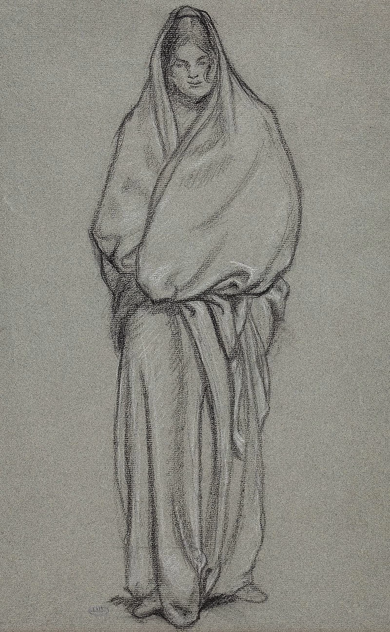 Ragazza drappeggiata